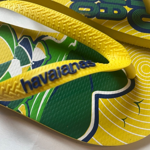 Havaianas Rio De Janeiro BrazilCopacabana Ipanema Beach Flip Flops Slides 7-8 - Picture 5 of 6